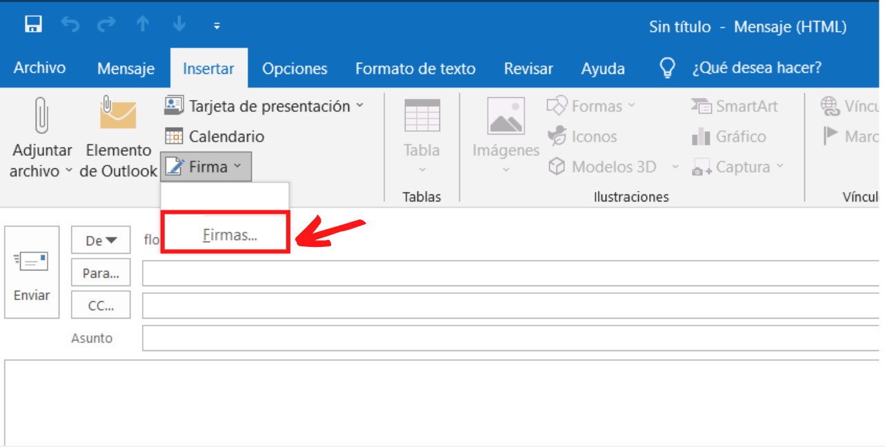 Crea tu firma de correo en Outlook y Webmail